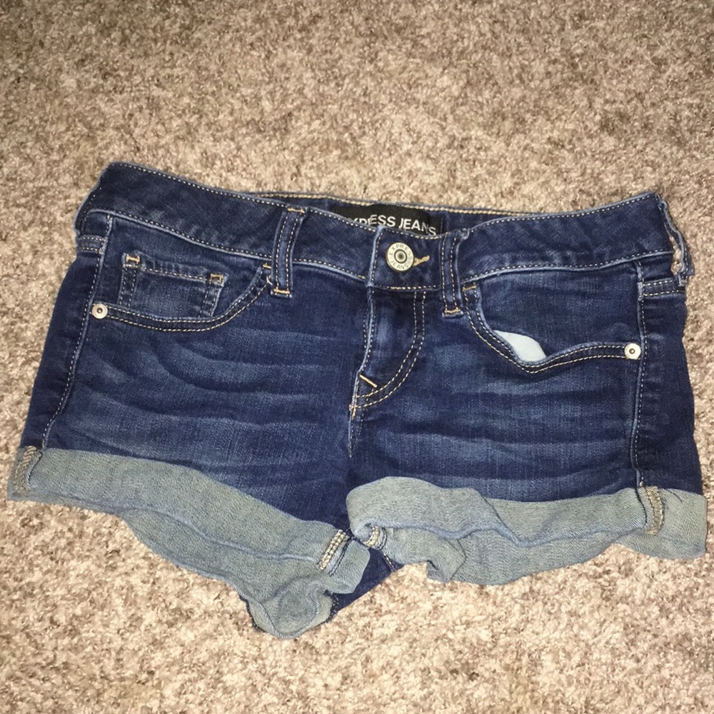 Express jean shorts